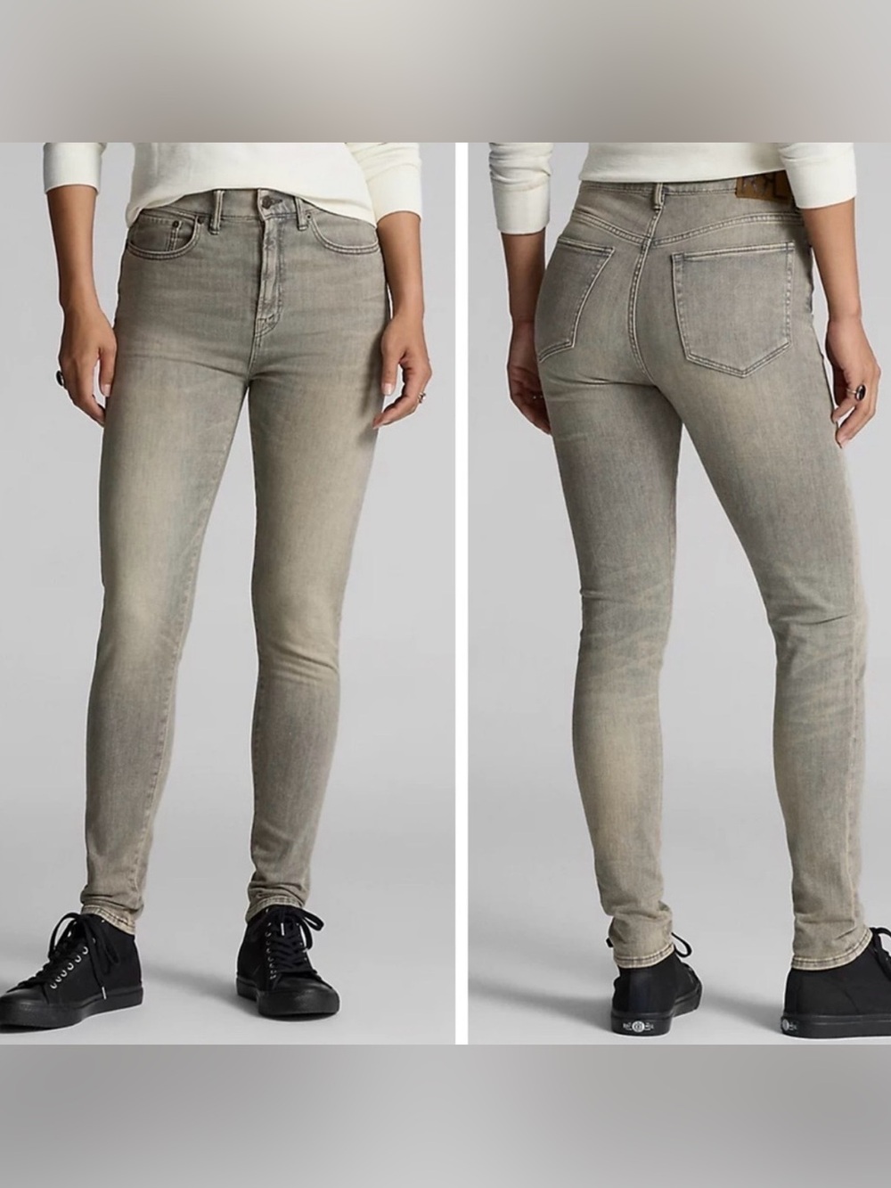 RRL Ralph Lauren Jeans Women's
28 Faded Grey Skinny Japan
Selvedge Denim USA